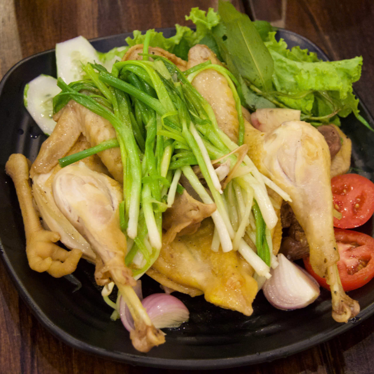 GÀ HẤP HÀNH